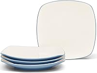 Vista 10 de Noritake Colorwave Ice - Juego de 4 platos llanos Coupe, 10-1/2