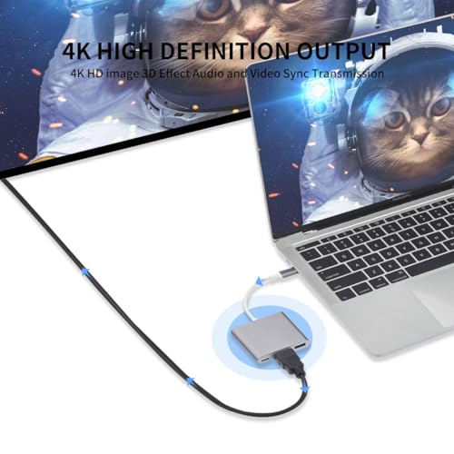 Hub multiadaptador USB-C compatible con Switch tabletas y móviles 2
