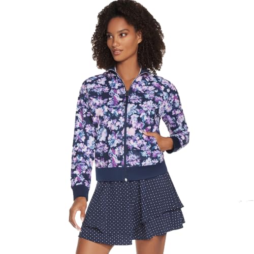 Veste Skechers réversible motif floral veste femme mi-saison légère