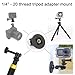 Action Camera Tripod Mount Adapter 1/4