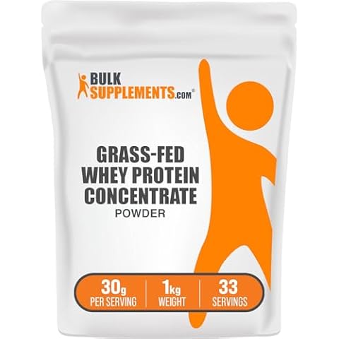 BulkSupplements Grass Fed Whey Protein Cover