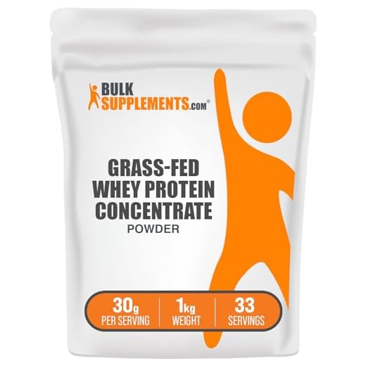 41A++KVBWGL. SS520 7 BulkSupplements Grass-Fed Whey 2.2 lbs