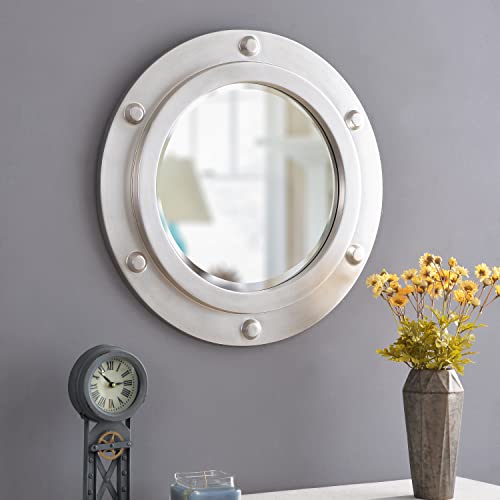 Kenroy Home 60050 Portside Mirrors, Small, Weathered Steel Finish #TOP4