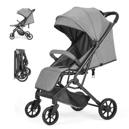 Compact Shock-Absorbing Stroller