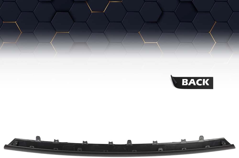 PIT66 Front Bumper Black Lower Trim Molding Set Middle Part Compatible with 2018-2020 Toyota Camry SE/XSE