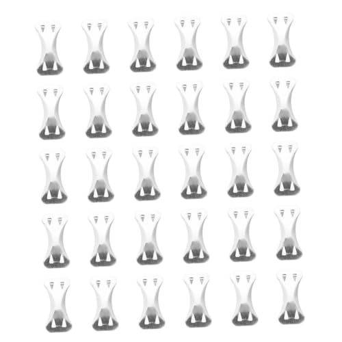 CIMAXIC 60pcs Professional Fixing Clips Aluminum Alloy Bandage Straps Buckle Wear-resistant Clamp Easy to Use Accessory