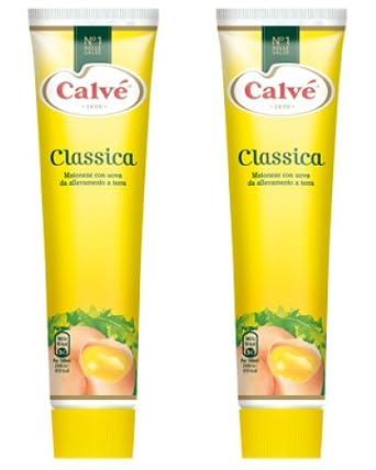 Calve "Classica" Italian Mayonnaise * 5.07 Fluid Ounce 150ml Package Pack of 2 * [ Italian Import ]