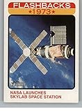 2022 Topps Heritage Baseball News Flashbacks #NF-12 Nasa Launches Skylab Space Station Official MLB Trading Card (Stock Photo Shown, Card is straight from pack and box in Near Mint or better condition)