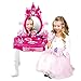 Produktbild Lisansang Mädchen Make-up Spiel Set Tu so als ob du EIN Spiel- und Schminkspielzeug-Set for kleine Mädchen und Kinder Machst für Kinder und Rollenspiele (Color : Pink, Size : 78.5 * 46cm)