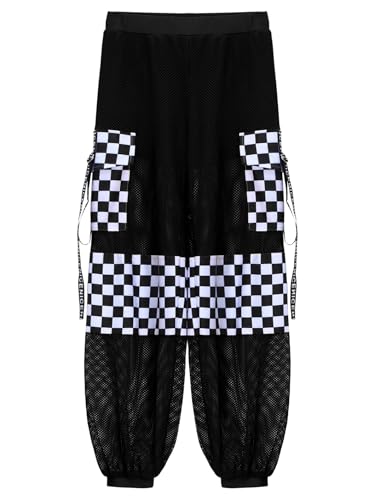 Girls Boys Mesh Sweatpants Kids Joggers with Elastic Waist & Pockets Breathable Pants3