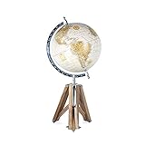 Art Deco Home - Globo Terraqueo Tripode 20 cm - 10136SG
