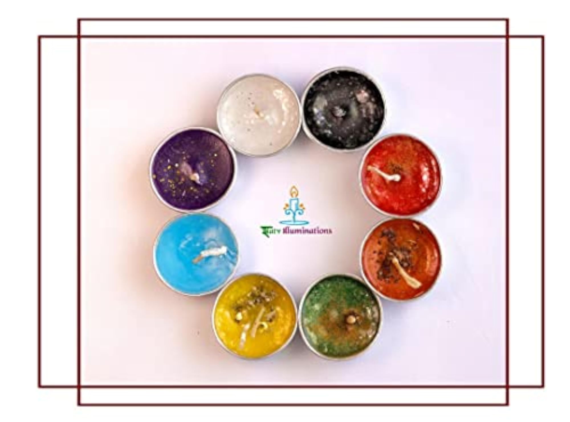 Healing Candles Set, Gift for Wellness