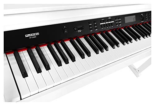 FunKey DP-2688A WH piano numérique blanc brillant Economy banquette set - Les Beatles, Paul McCartney, John Lennon, RIngo Starr, George Harrison FunKey DP-2688A WH piano numérique blanc brillant Economy banquette set – Image 6