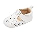 Sandali Primi Passi Bambina Scarpe vuote Scarpe da Bambino morbide da Principessa Traspiranti Scarpe da Bambino con Fondo per Bambini Scarpe Ginnastica Bambina Collo (White, 6-12Months)