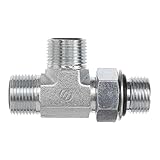 Brennan FS6804-06-06-06-NWO-FG Tee O-Ring Face Seal Fitting, 11/16