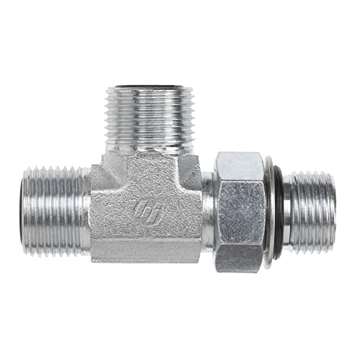 Brennan FS6804-06-06-06-NWO-FG Tee O-Ring Face Seal Fitting, 11/16
