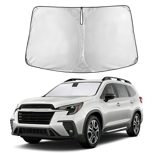Image of Autovir Windshield Sun Shade Fit for 2019-2024 2025 2026 Subaru Ascent | Sunshade, Front Car Window Shades Sun Visor, Blocks UV Rays & Heat, Car Accessories