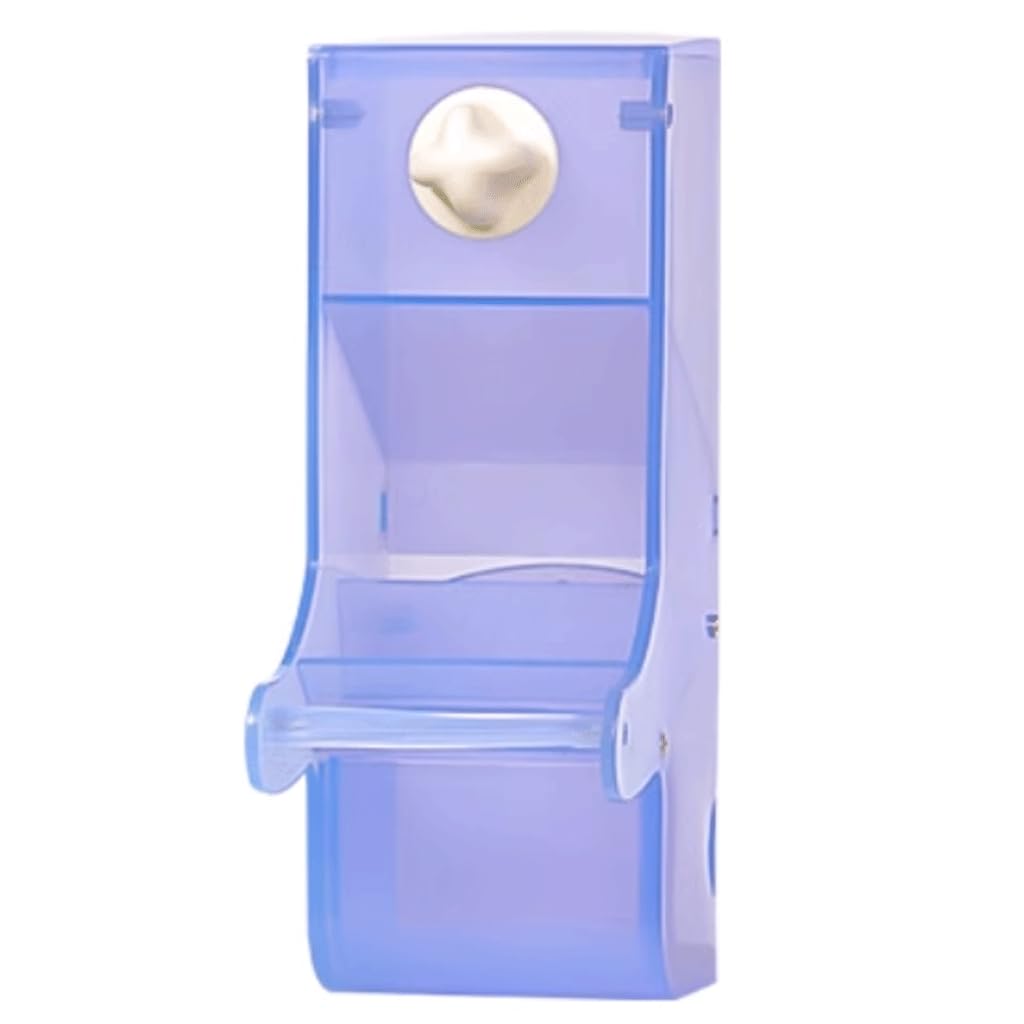 Mangeoire pour les oiseaux Mangeoire automatique pour perroquets et oiseaux, Cage suspendue anti-éclaboussures, boîte de nourriture pour oiseaux, séparateur de pailles, mangeoire pour usage domestique