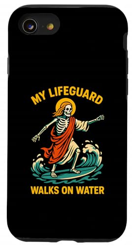 Jesus My Lifeguard Walks on Water Fun Y Christian Faith X}zP[X iPhone SE (2020) / 7 / 8 p