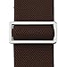 Buyless Fashion Kids Toddlers Baby Adjustable Elastic Dress Stretch Belt with Silver Buckle - 5096-Brown