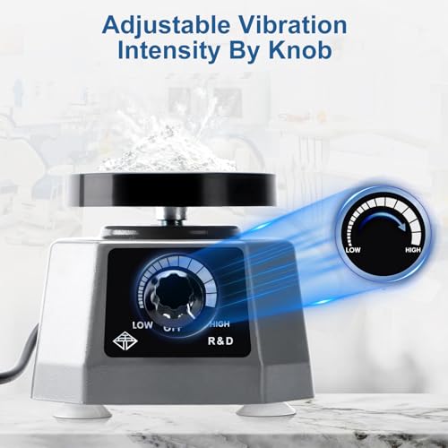image for ScitoLAB Lab Dental Vibrator, 4 Inch Round Shaker Oscillator Gypsum, V