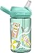CamelBak Eddy+ 14 oz Kids Water Bottle with Tritan Renew – Straw Top, Leak-Proof When Closed, Pool Cats