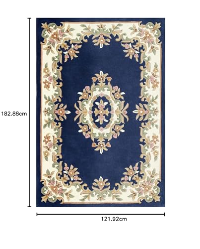 Image of Hand Tufted Premium Rug Premium Wool Carpet for Living Room Bedroom and Hall Size 4x6 Feet Color Multi
