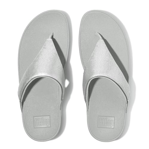 Image of FitFlop Women's, Lulu Sequin Thong Sandal