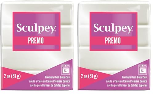 Sculpey 2 once-perle FBA_P3900-5101, Perlé (Lot de 2)