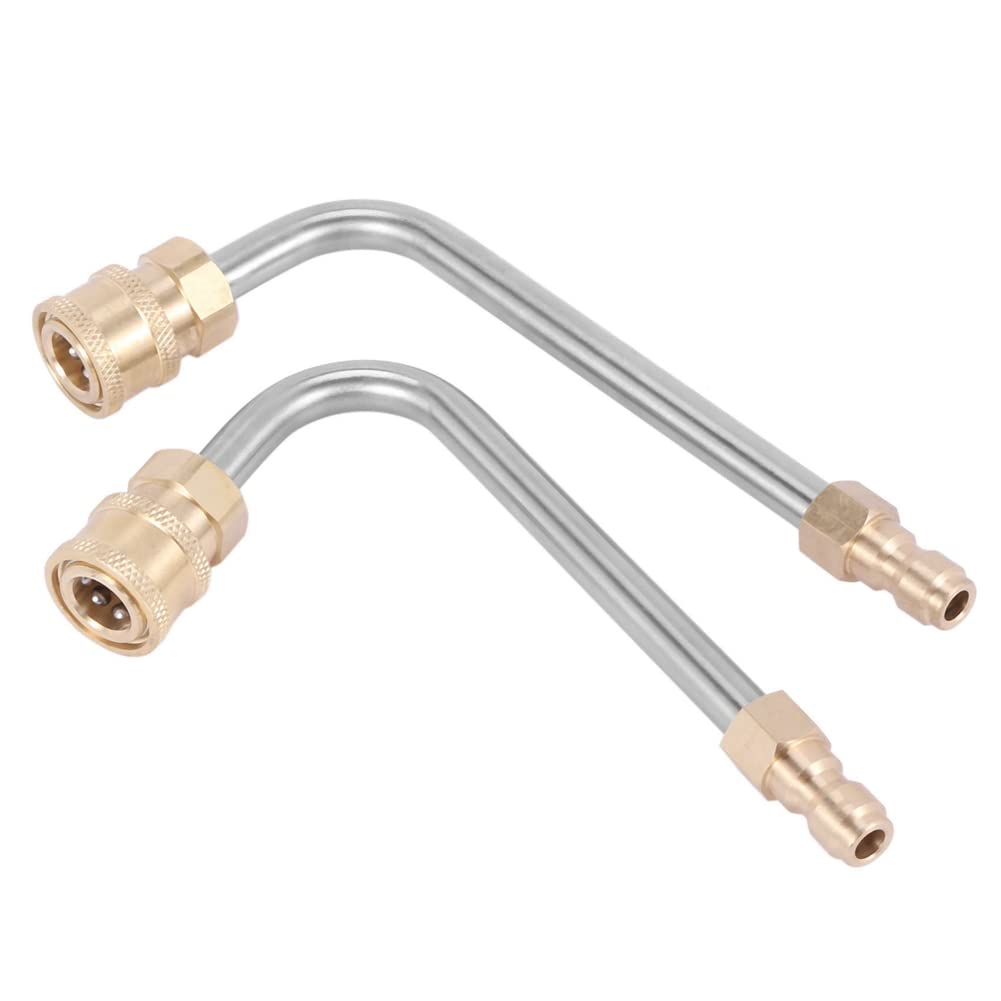 PENGY 2 juegos de varillas de extensión para hidrolimpiadora – Herramientas para la limpieza de canalones para hidrolimpiadora de 120 pulgadas