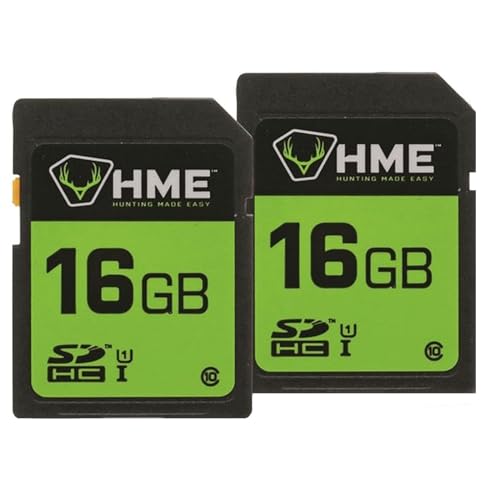 Image of HME SD Cards - Compact Durable Reliable High-Speed Memory Cards Compatible with SDHC Slot Devices, 16GB - 2 Pack