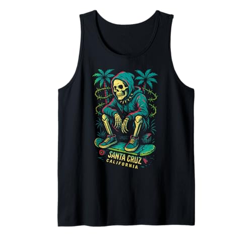 Santa Cruz Surfing CA Tank Top