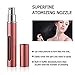Vtrem Refillable Perfume Atomizer Pump 5 Milliliter 5PCS Mini Portable Spray Bottle With Window Travel Fragrance Empty Bottle Easy To Fill Scent Multicolor Gold, Silver, Blue, Purple, Pink