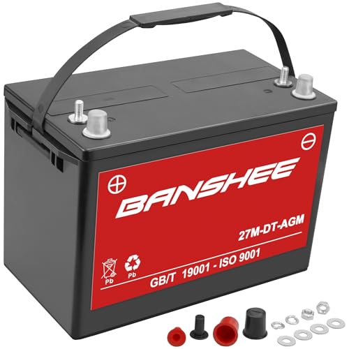 Banshee Group 27M Deep Cycle AGM Marine Battery...