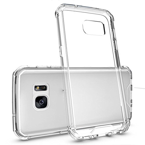 For Galaxy S7 Case, HP95(TM) Luxury Transparent Crystal Hard Air Hybrid Clear Case Cover For Samsung Galaxy S7 (Clear)