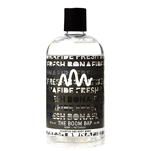 Bonafide Fresh Hemp Patchouli Scented Body Wash for Men 12 oz
