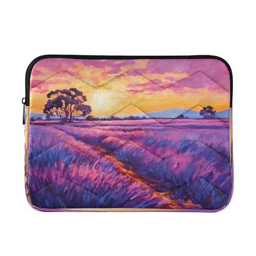 Funda para portátil 13-14 pulgadas con diseño floral y tela impermeable