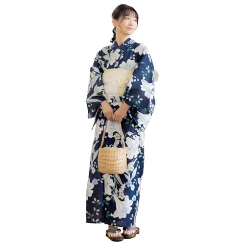 [KIMONOMACHI] IWi  fB[X l 2_Zbgi߁{핺 傫TCY C.S  3L  ̒IWi I g_ ԉΑ čՂ p 䂩 yukata