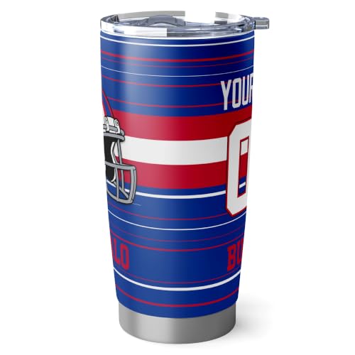 Image of Buffalo Tumbler 20oz Travel Mug Gifts Custom Name Number