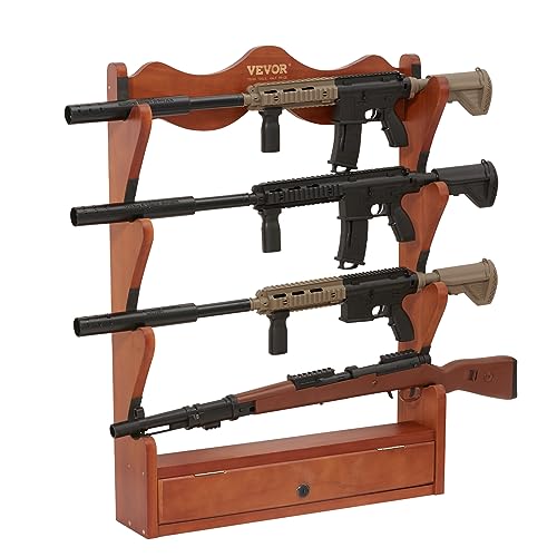 Ancien Porte Fusils En Bois Peint, époque Fin Xviii ème Début Xix ème