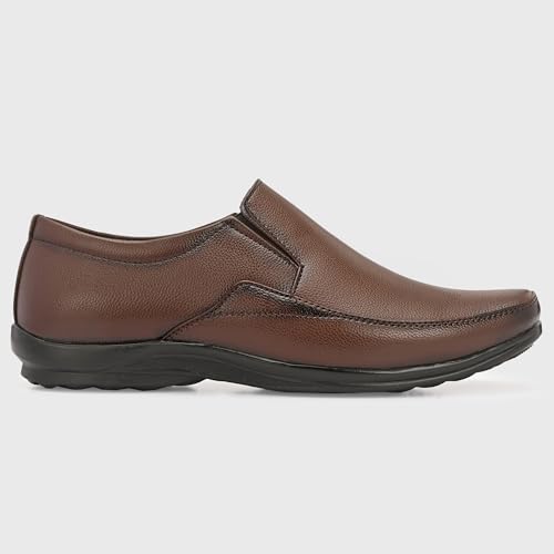Image of Centrino Men's Formal Shoe | Cushioned Insole Comfortable Shoes | Trendy & Classic Design | Durable TPR Sole Footwear (8112)