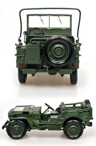 STARBLINK 1/18 Classic Military Diecast JE-EP Armored Vehicles - Retro Army Utility Car Model for Collectors - Image 8