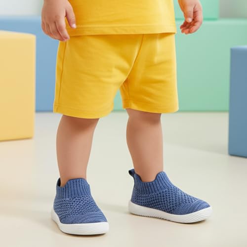 Image of MORENDL Baby Toddler Walking Socks Non-Slip Breathable Unisex Casual Sneakers