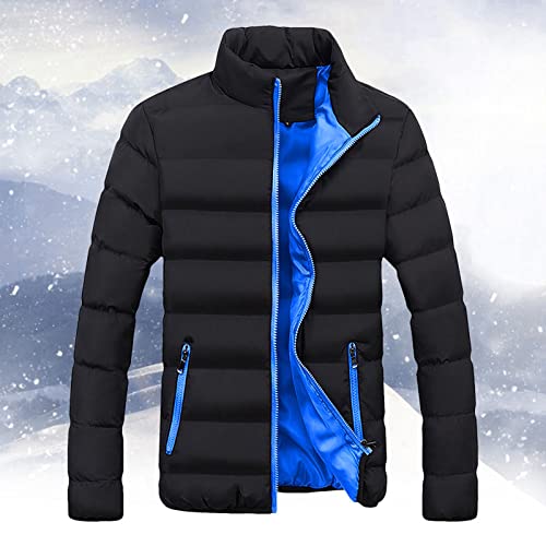 Lightweight Puffer Jacket Men Packable Down Jacket Zip up Quilted Jacket Stand Collar Jacket Warm Winter Coats2