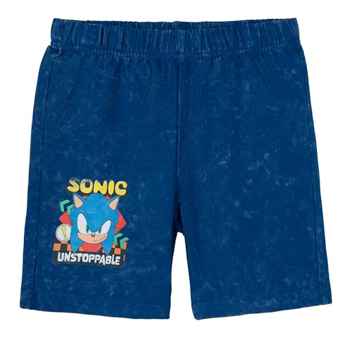 Image of SEGA Sonic the Hedgehog French Terry T-Shirt and Shorts Outfit Set Toddler to Big Kid Sizes (2T - 14-16)