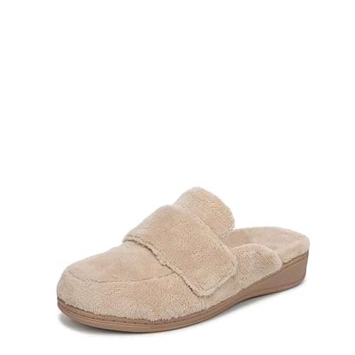 Image of Vionic Women's Gemma Mule Slipper - Comfortable Spa House Slippers that Include Three-Zone Comfort with Orthotic Insole Arch Support, Soft House Shoes for Ladies