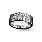 Engraved Personalized Circuit Board Ring, Computer Science Ring, Mother Board Ring, Computer Ring, C