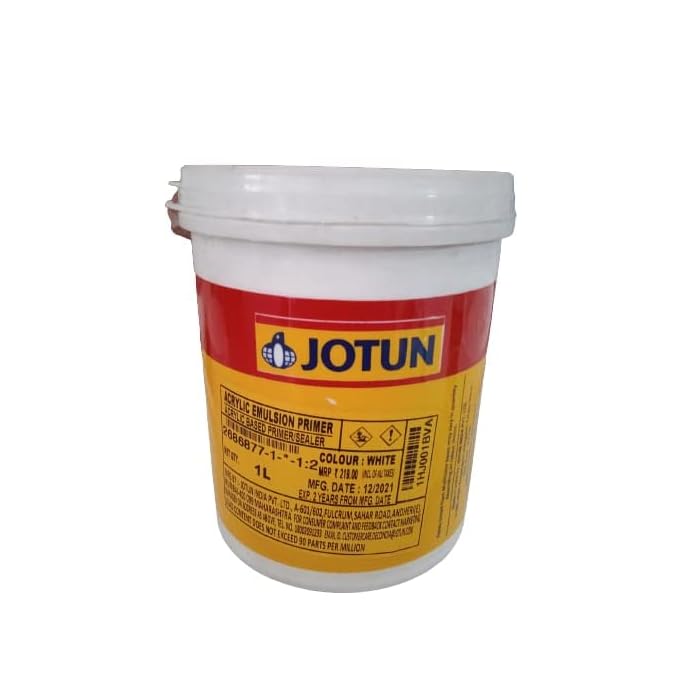 Buy MR Paints 1 LTR Jotun Acrylic Emulsion Primer (1 Liter Jotun Acrylic Emulsion Primer, White