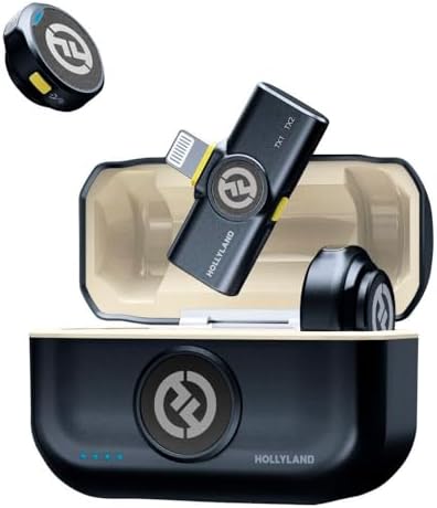 Microfone de Lapela Lark M2 Duo Hollyland Wireless Lapela Lightni...