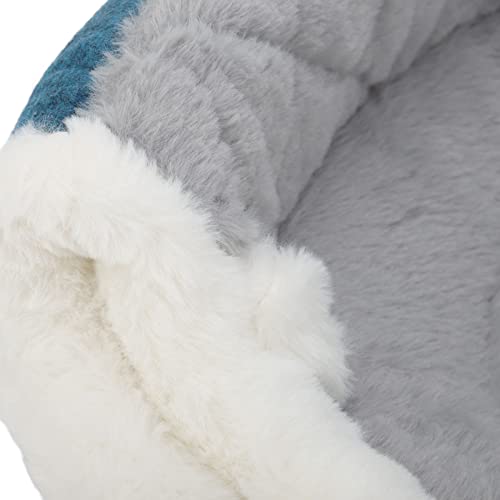 Camas de gato para gatos internos, cama de caverna de gato design semi caverna para todas as estaçõe